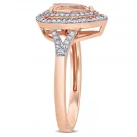 Julianna B 14K Rose Gold Morganite & 0.25CT Diamond Fashion Ring