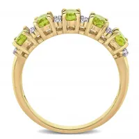 Julianna B 14K Yellow Gold Peridot & 0.16CTW Diamond Fashion Ring