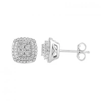 Sterling Silver 0.30CTW Diamond 3-Piece Set