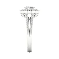 My Diamond Story 14K White Gold Oval Bridal Ring