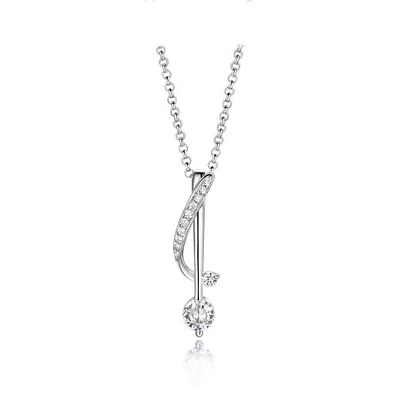 Sterling Silver Cubic Zirconia Pendant