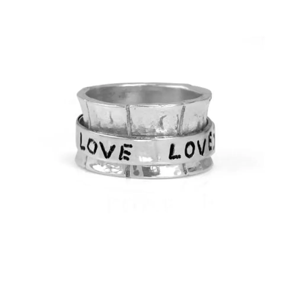 Love Sterling Silver Ring