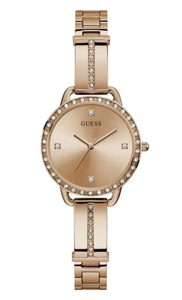 Guess Women's Rose Gold Tone Bellin Watch