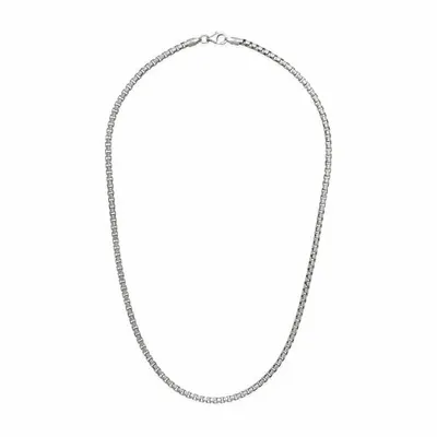 Sterling Silver 20" 2mm Round Box Chain