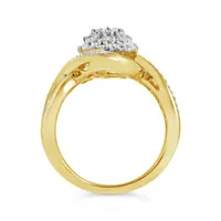 10K Yellow Gold 0.50CTW Diamond Ring
