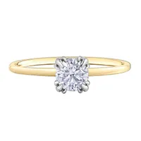 Glacier Fire 14K Yellow and White Gold 0.50CT Diamond Ring