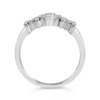 Sterling Silver 0.20CTW Diamond Mom Ring