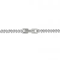 Julianna B Sterling Silver Cubic Zirconia Tennis Necklace