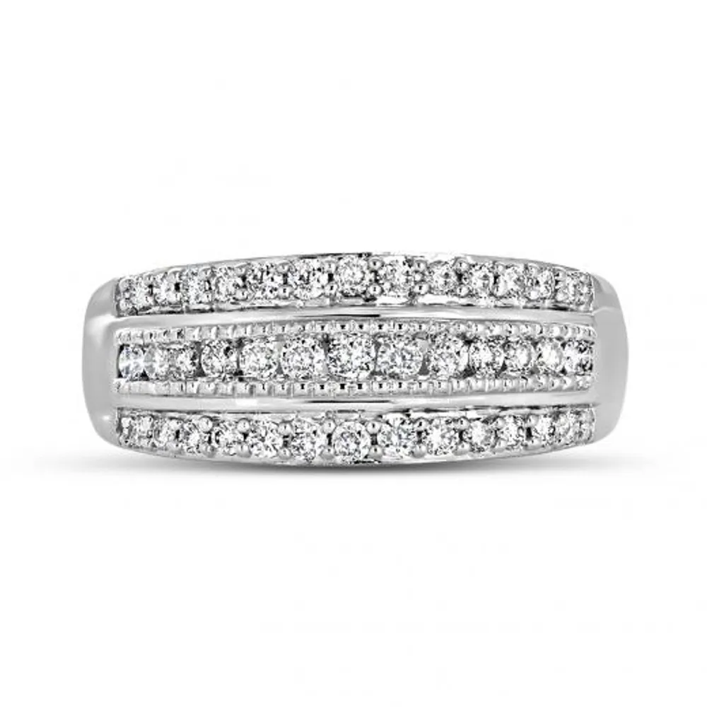 10K White Gold 0.50CTW Diamond Band