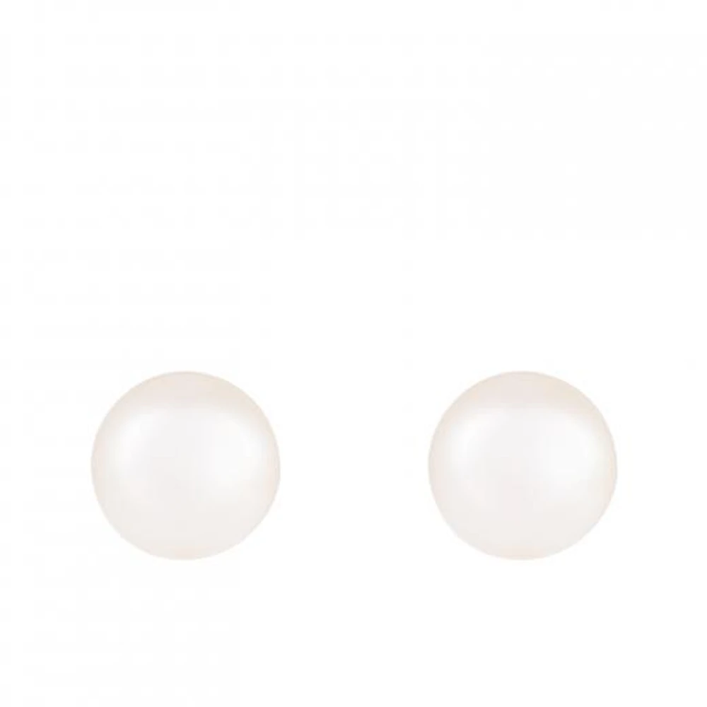 14K Yellow Gold 12-13mm Freshwater Pearl Earrings