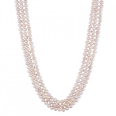 7-8mm Endless 80" Freshwater Pearl Necklace