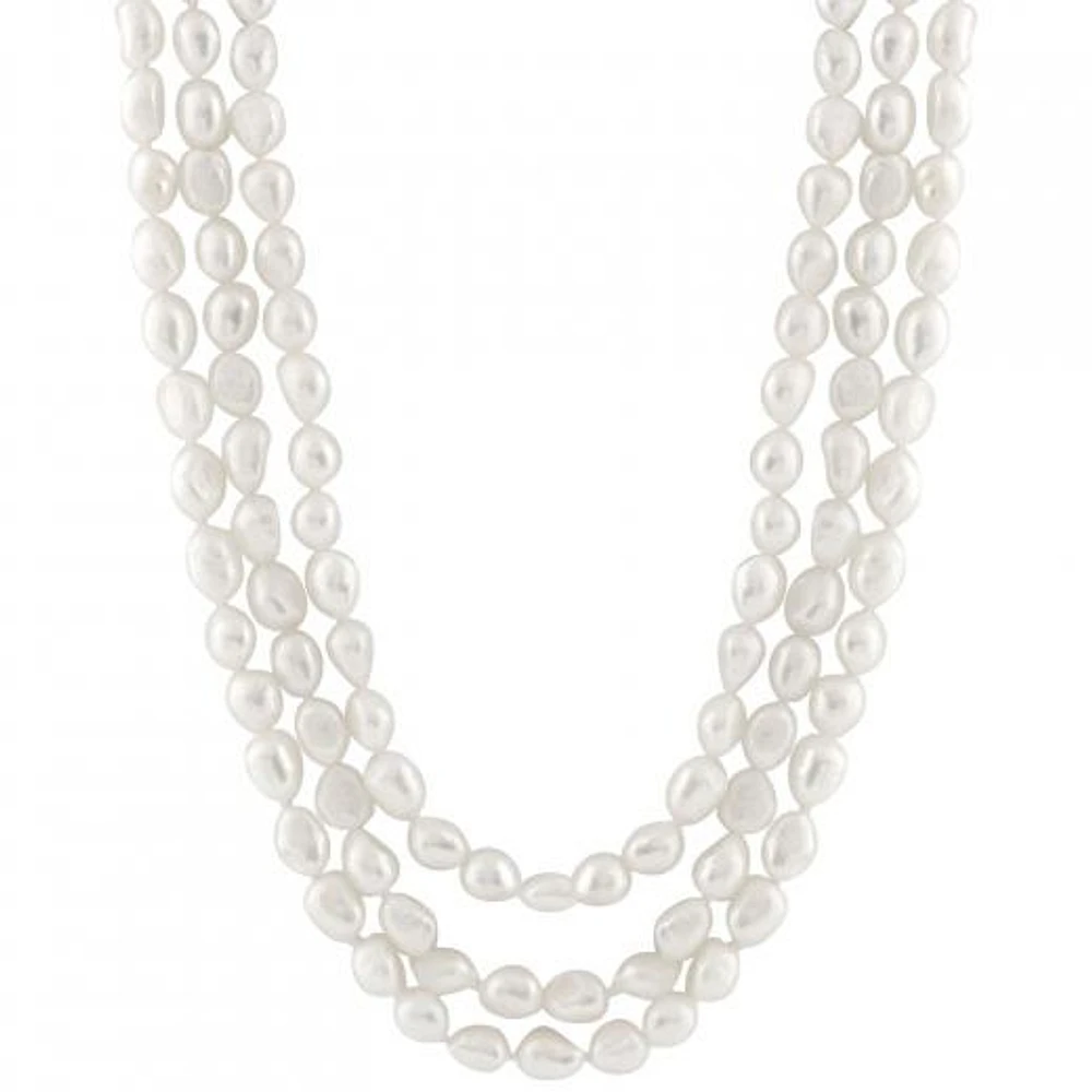 Endless 64" Baroque 8-9mm Pearl Necklace