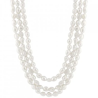 Endless 64" Baroque 8-9mm Pearl Necklace