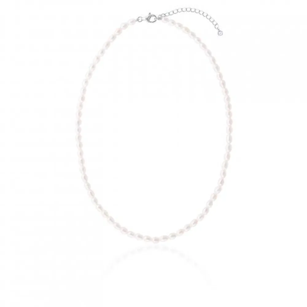 Sterling Silver 4-5mm Freshwater Pearl Necklace