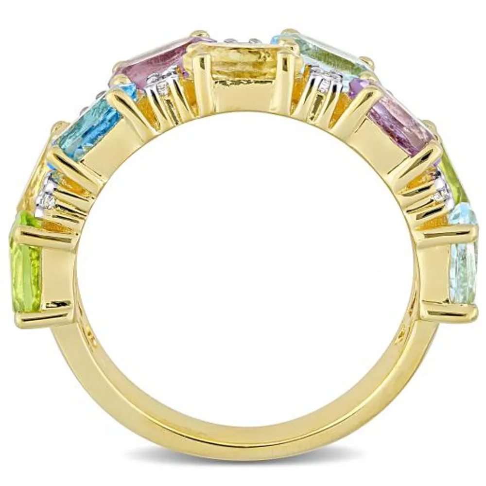 Julianna B Sterling Silver Multi-Gemstone Ring