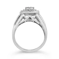 10K White Gold 1.00CTW Diamond Fashion Ring