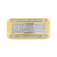 10K Yellow Gold 0.20CTW Diamond Ring