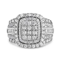 10K White Gold 1.50CTW Diamond Fashion Ring