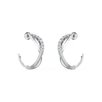 Swarovski Twist Mini Hoop Earring