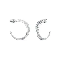 Swarovski Twist Mini Hoop Earring