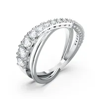 Swarovski Twist Rows Ring