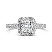 14K White Gold 1.46CTW Bridal Ring