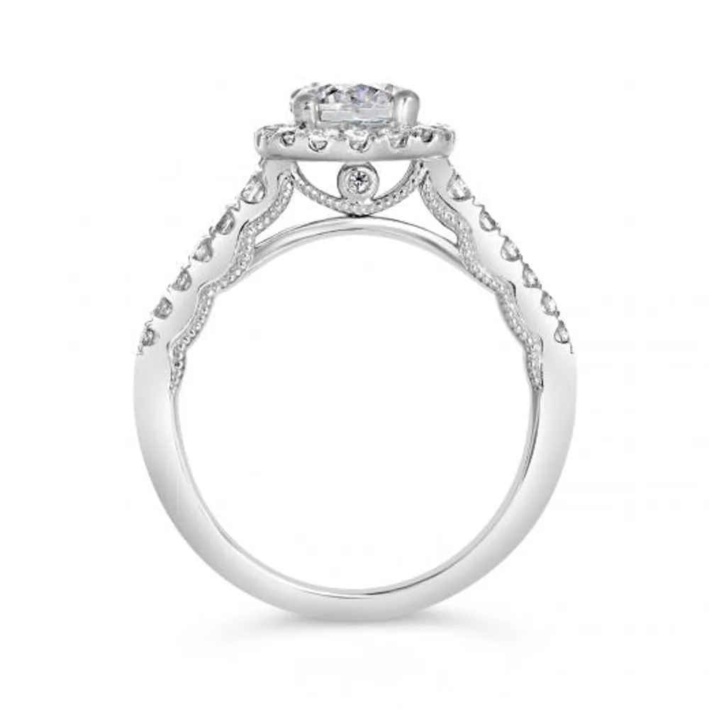 14K White Gold 1.46CTW Bridal Ring