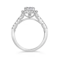 14K White Gold 1.46CTW Bridal Ring