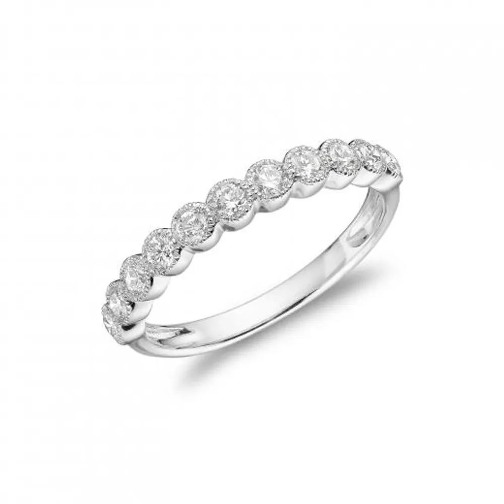 Les Bijoux 10K White Gold 0.25CTW Diamond Ring