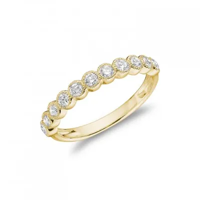 Les Bijoux 10K Yellow Gold 0.25CTW Diamond Band