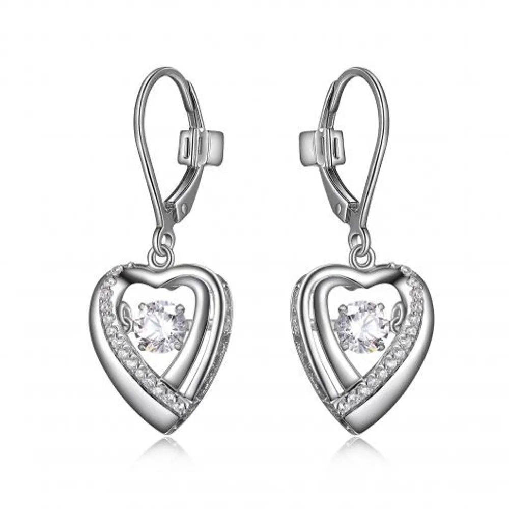 Elle Amour Heart Earring