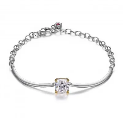 Elle Two Tone Signature Bracelet