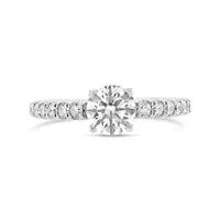 14K White Gold Lab Grown 1.50CTW Diamond Solitaire Ring
