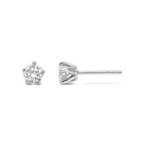 14K White Gold Lab Grown 0.50CTW Diamond Studs