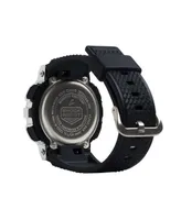 Casio G-Shock Men's Analog-Digital Silver-Tone Watch