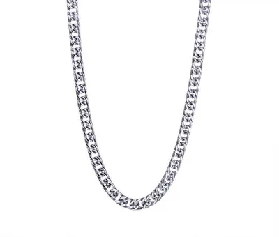 Stainless Steel 4.2mm 22" Double Curb Chain