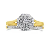 10K Yellow Gold 0.50CTW Bridal Set