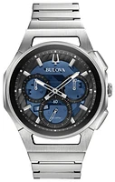 Bulova Men's CURV Chronograph Blue Dial Watch