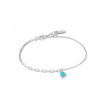 Ania Haie Tidal Turquoise Mixed Link Bracelet