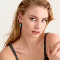 Ania Haie Tidal Turquoise Mini Hoop Earrings