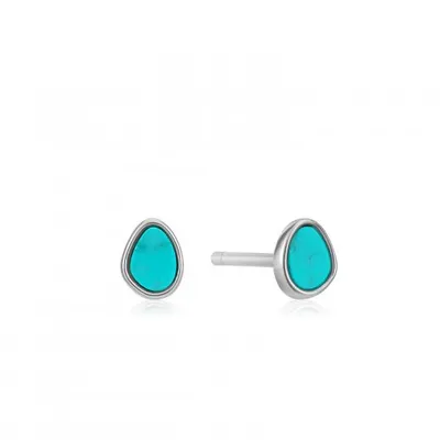 Ania Haie Tidal Turquoise Stud Earrings