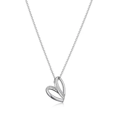 ELLE Amour Overlap Heart Necklace