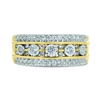 10K Yellow Gold 0.50CTW Diamond Band