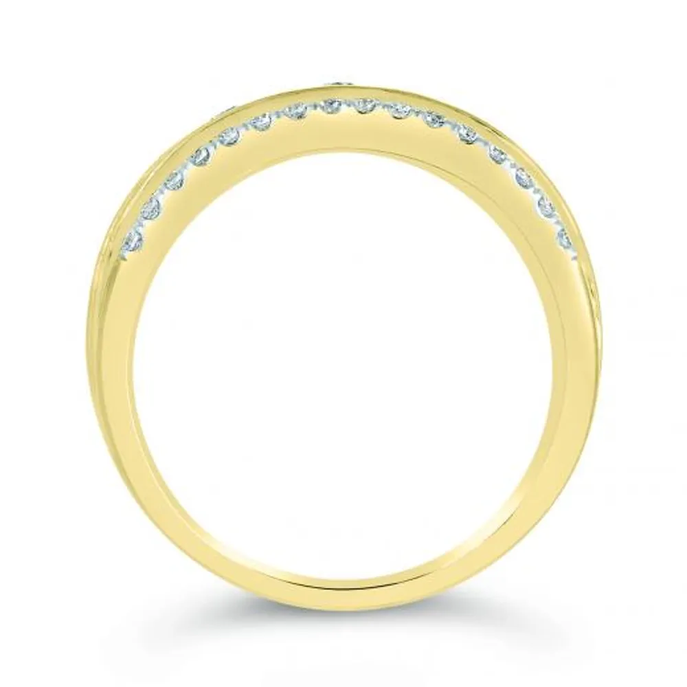 10K Yellow Gold 0.50CTW Diamond Band