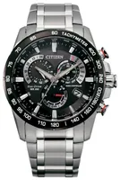 Citizen Men's Perpetual Chrono Silver Tone Watch