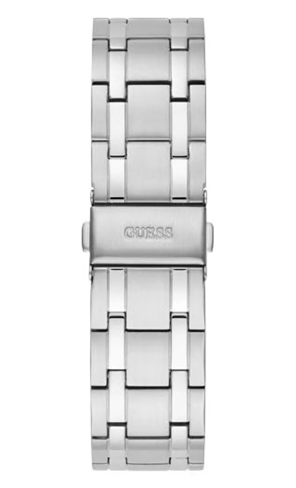 Guess Men's Stainless Steel Silver-Tone Watch