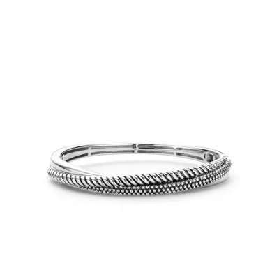 Ti Sento Three Strands Twisted Bangle