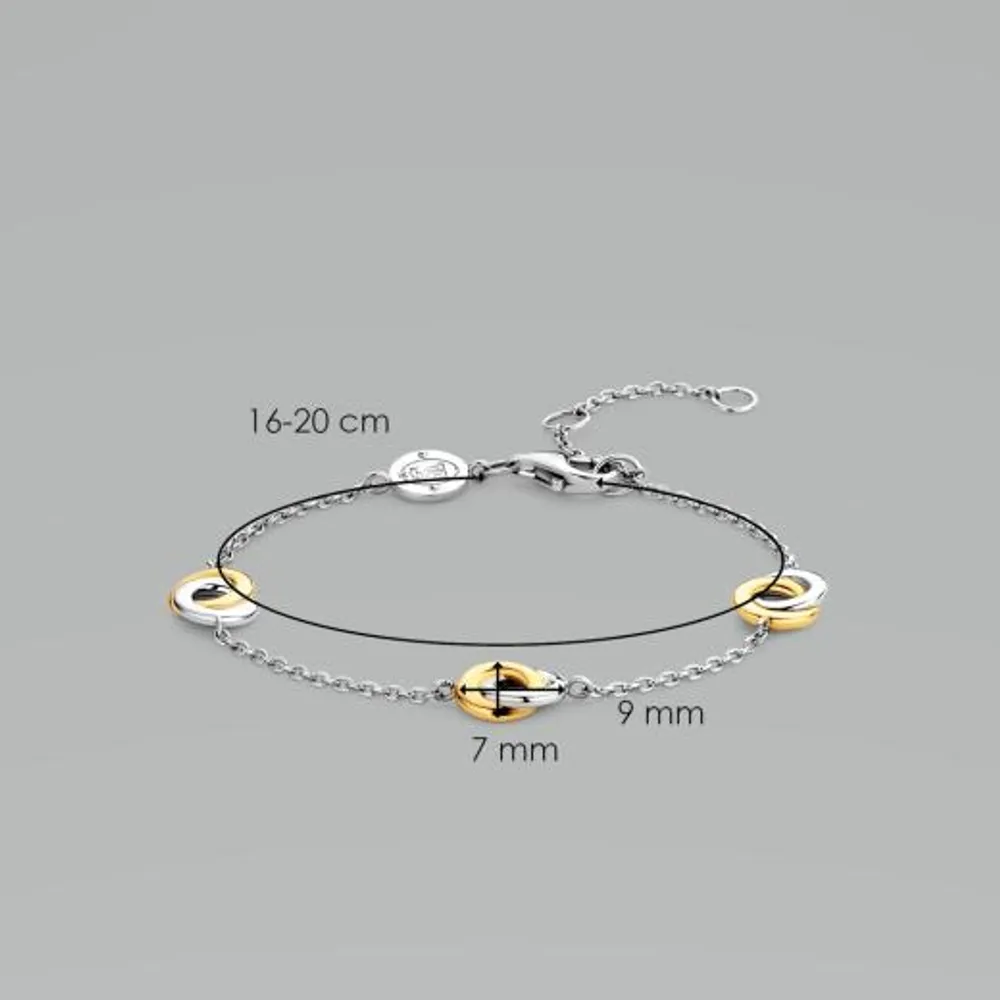 Ti Sento Infinity Tokens Adjustable Bracelet