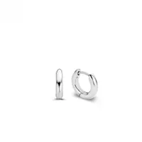 Ti Sento Classic Silver Huggies Earrings