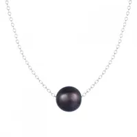 Sterling Silver 10mm Freshwater Pearl 17" Necklace